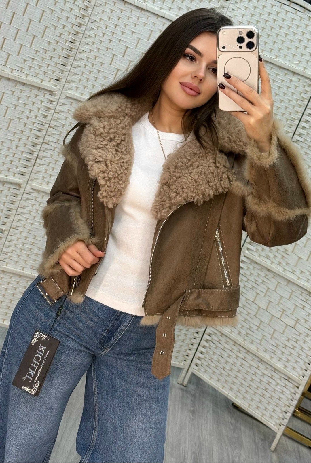 дубленка авиатор женская,дубленка женская короткая на меху,aftf basic дубленка черная авиатор женская,дубленка авиатор,женская дубленка