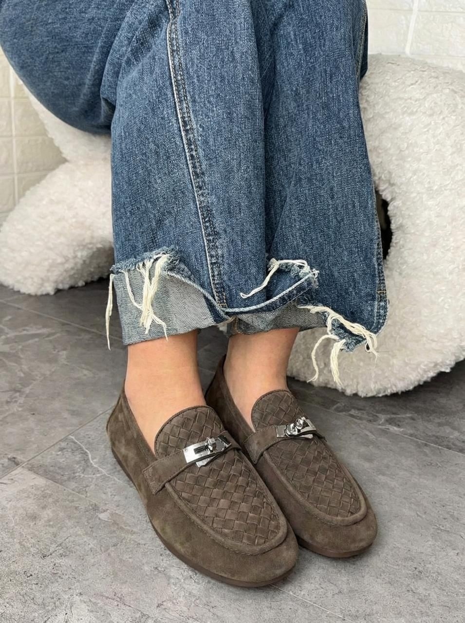 лоферы hermes,замшевые лоферы hermes,женские лоферы hermes paris a113173 замшевые чёрные,hermes мокасины,hermes