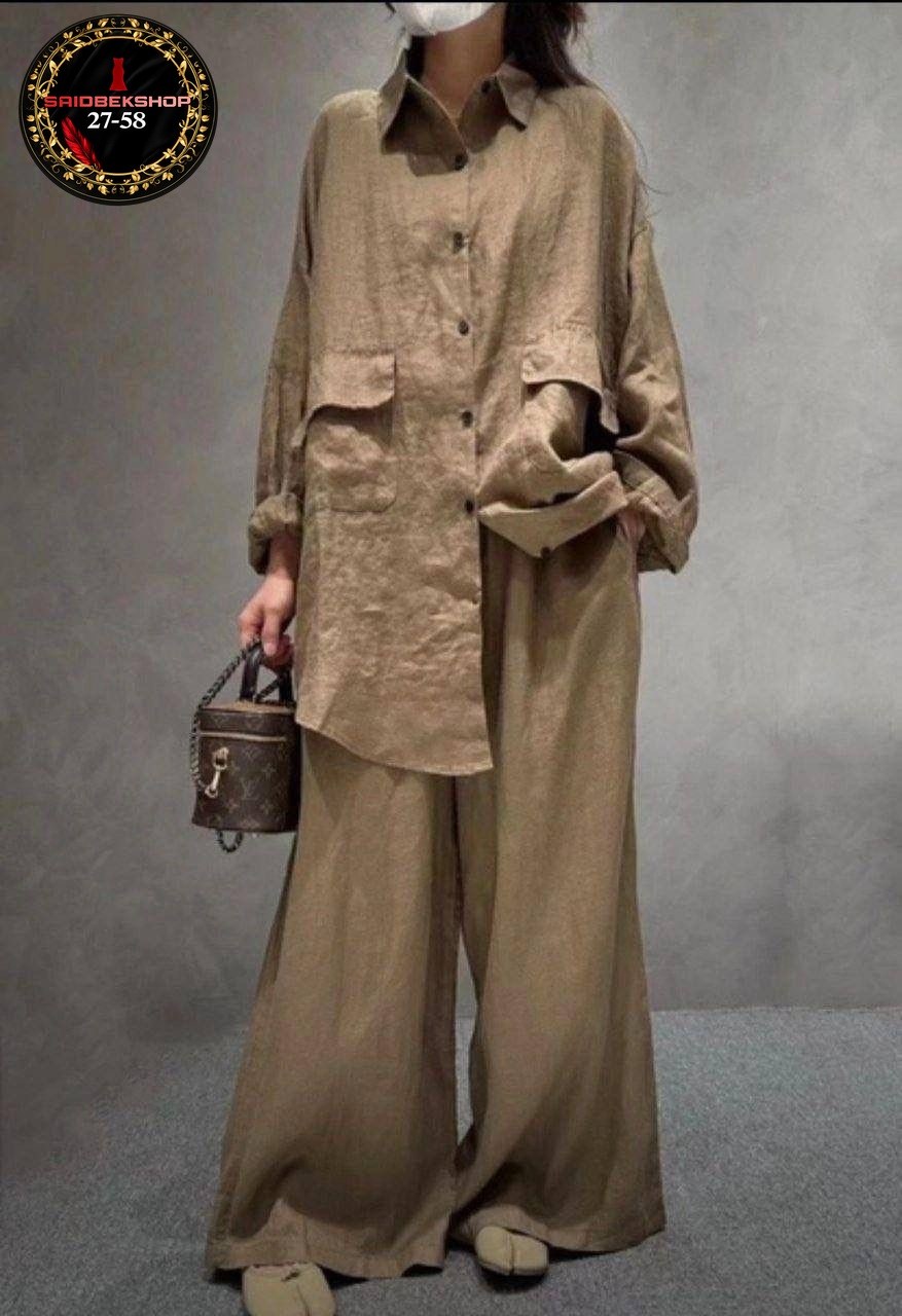 костюм из льна брючный,костюм женский из льна льняной,костюм брючный лен оверсайз,льняной костюм женский оверсайз штаны и рубашка,костюм льняной брючный