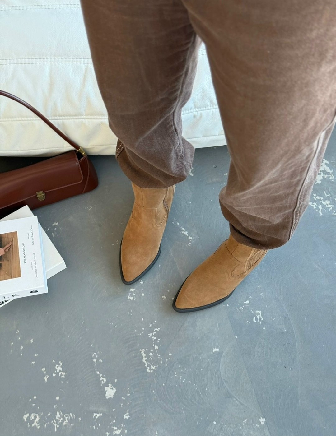 ,полусапожки женские,замшевые казаки,казаки женские натуральная замша коричневый,женская