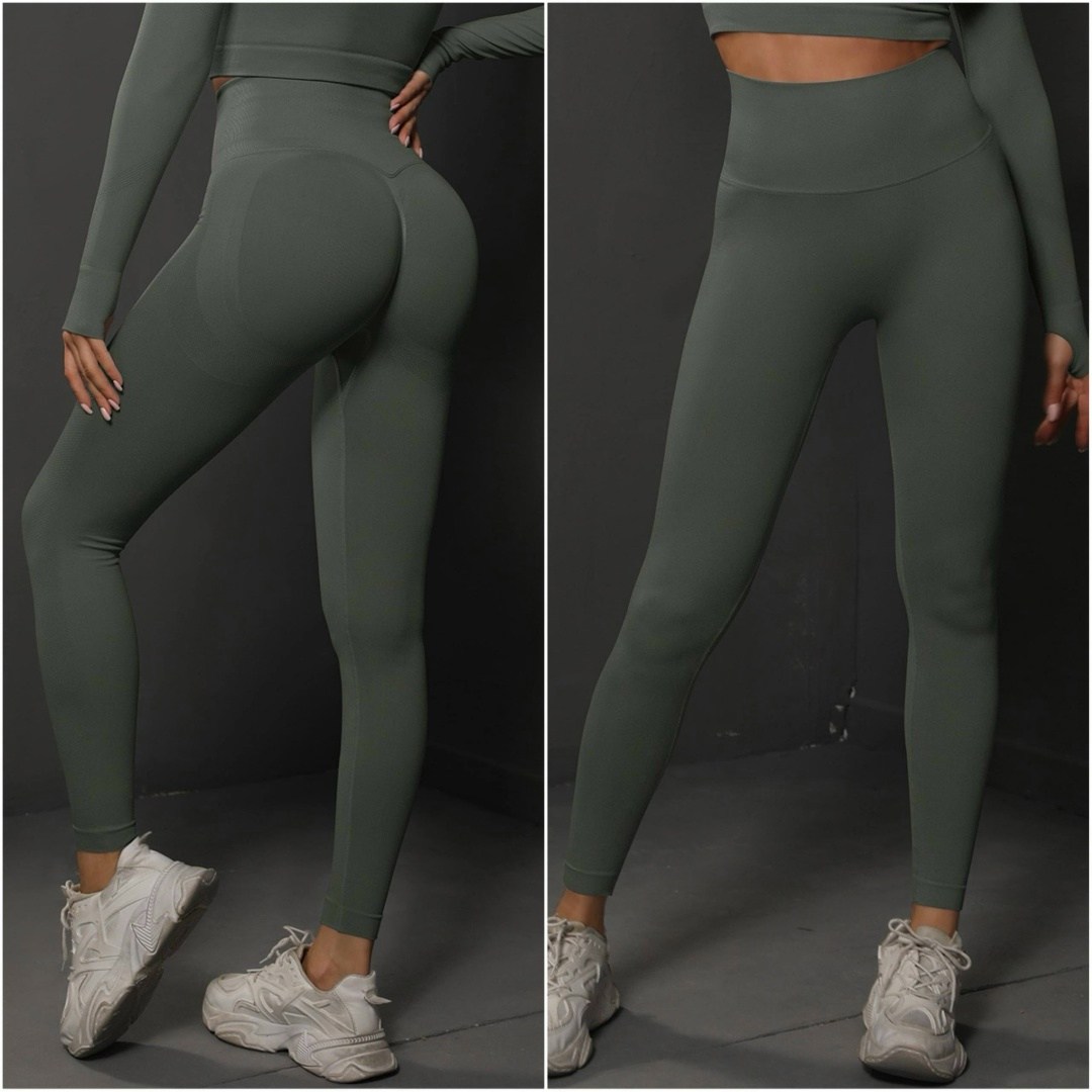 спортивные легинсы пуш ап,легинсы для фитнеса женские высокие,лосины спортивные утягивающие с пуш-ап эффектом yuki цвет черный,бесшовные легинсы для фитнеса,легинсы