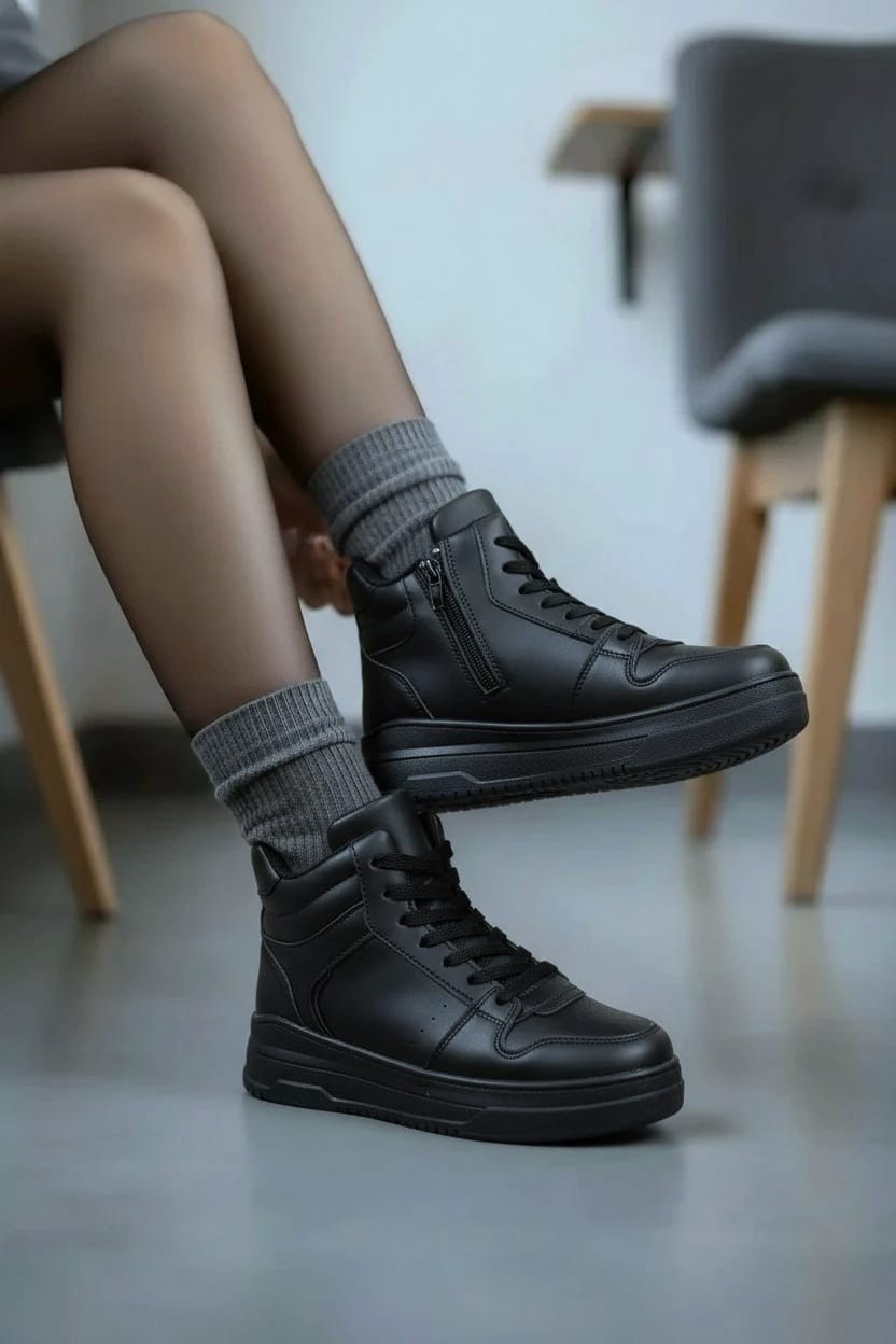 ,черные кроссовки,кроссовки женские зимние,кроссовки женские черные,кроссовки черные высокие