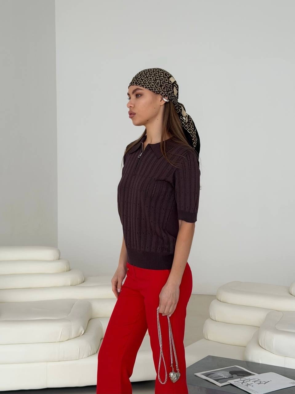 женская кофта,женский джемпер поло,трикотажная блуза,,женские джемпера