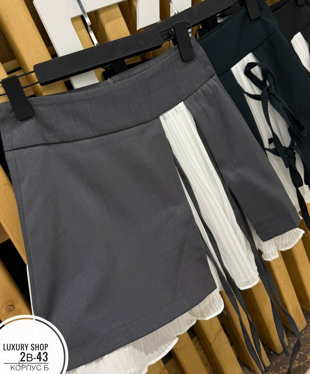 юбка,юбка шифон,юбка с оборками,женская юбка,юбка с шортами