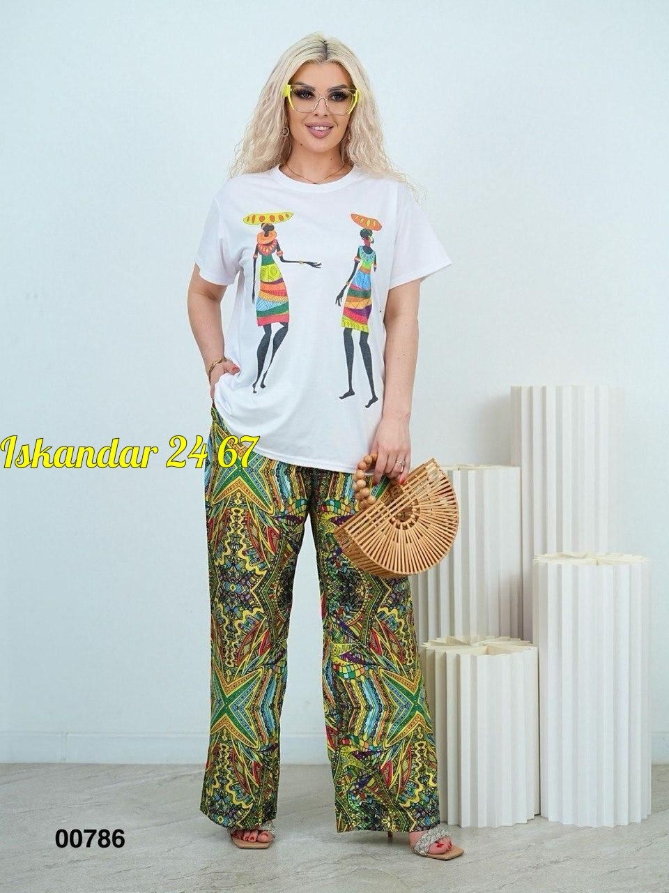 яркий костюм,костюм с брюками,костюм с широкими штанами,костюм