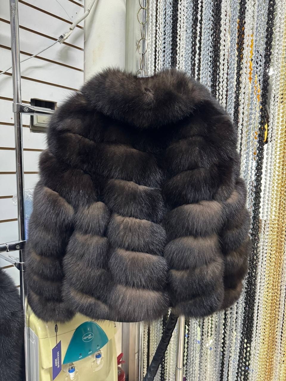 шуба из песца,шуба песец,шубка из песца,шуба из песца колотый лед,шуба автоледи песец колотый лед