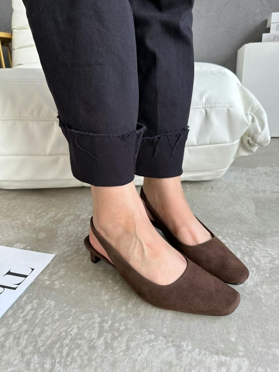 ,туфли мюли замшевые,босоножки летние,женская ,туфли модные