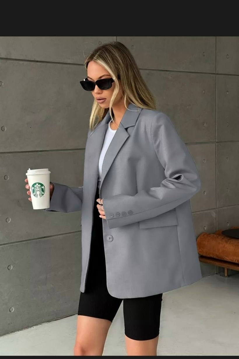 удлиненный классический пиджак оверсайз жакет deavia,удлиненный классический пиджак оверсайз жакет deavia цвет серый,модный классический женский оверсайз пиджак,пиджак оверсайз удлиненный mag&ken,пидж