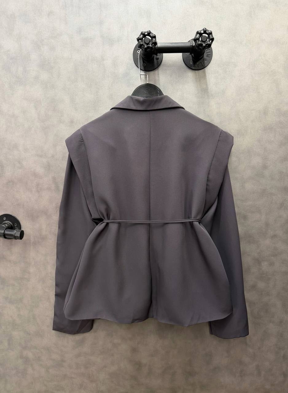 пиджак оверсайз удлиненный с завязками moddo store,пиджак оверсайз жакет,пиджак оверсайз серый с поясом luna luminosa,пиджак с поясом,пиджак женский оверсайз