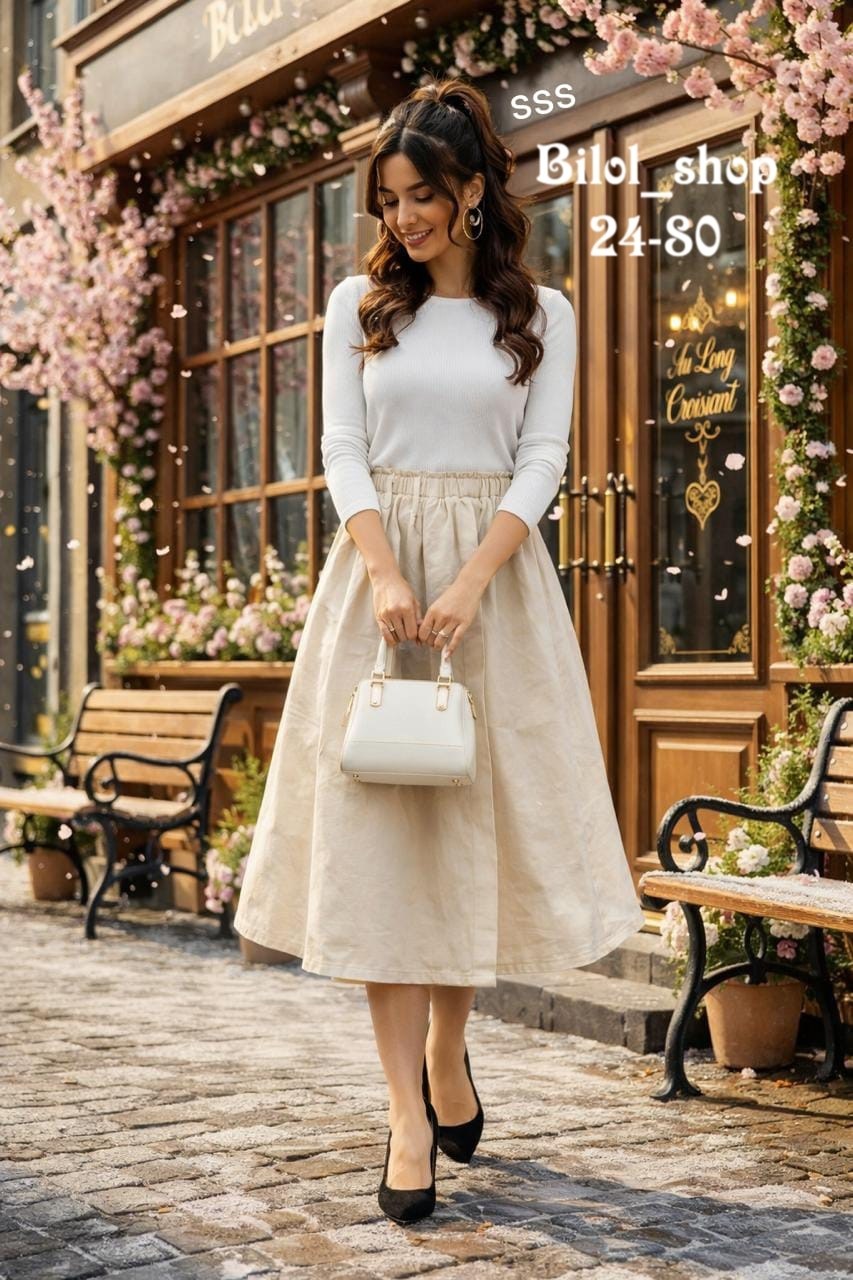 юбка стильная,юбка миди,юбка модная,юбка,бежевая юбка