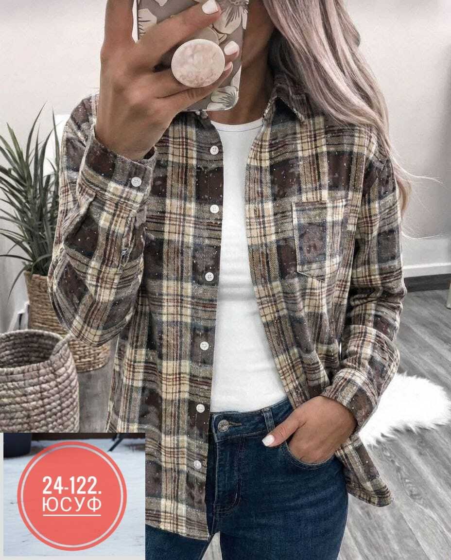 рубашка в клетку женская,клетчатая рубашка женская теплая,женская рубашка,повседневная рубашка,клетчатая рубашка женская