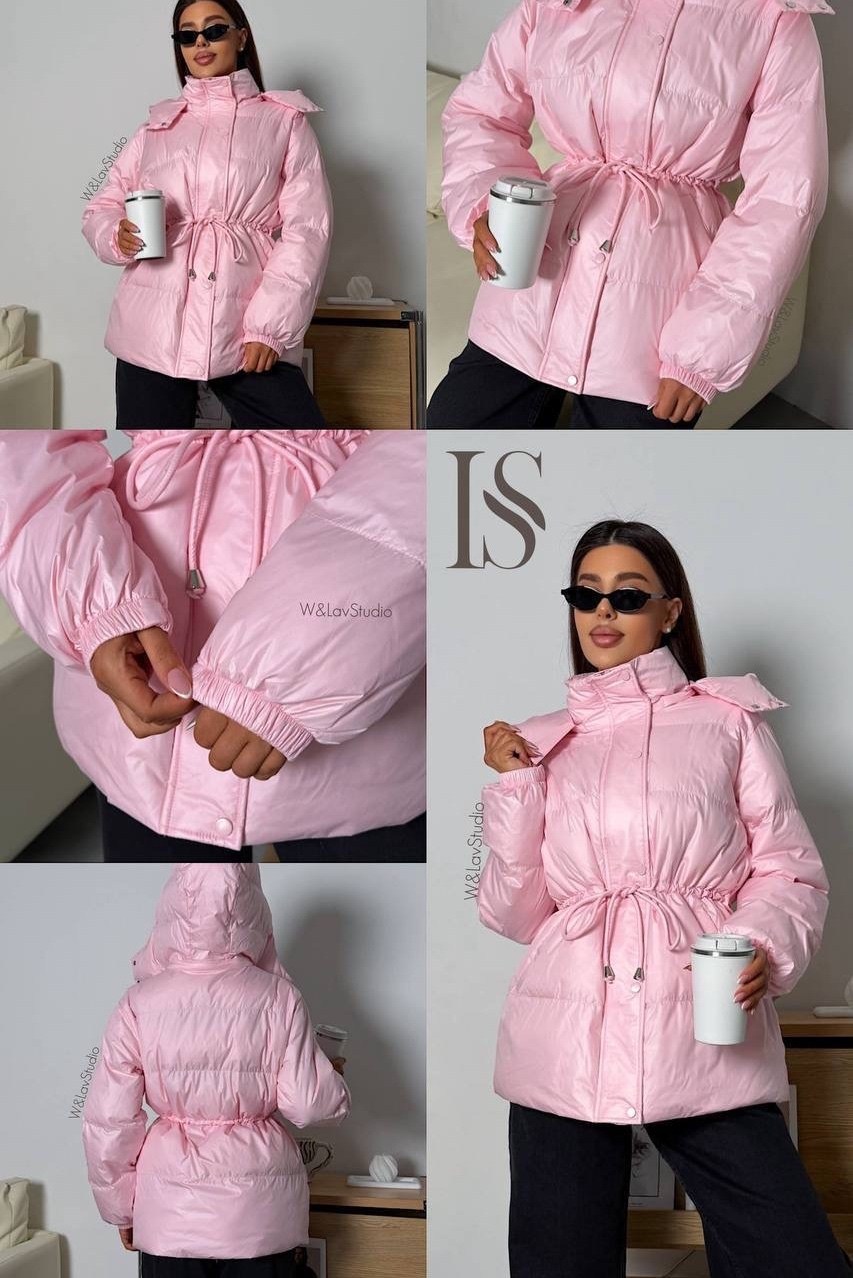 зимняя стильная куртка,женская куртка,куртка,куртка зимняя женская,пуховик молочного цвета