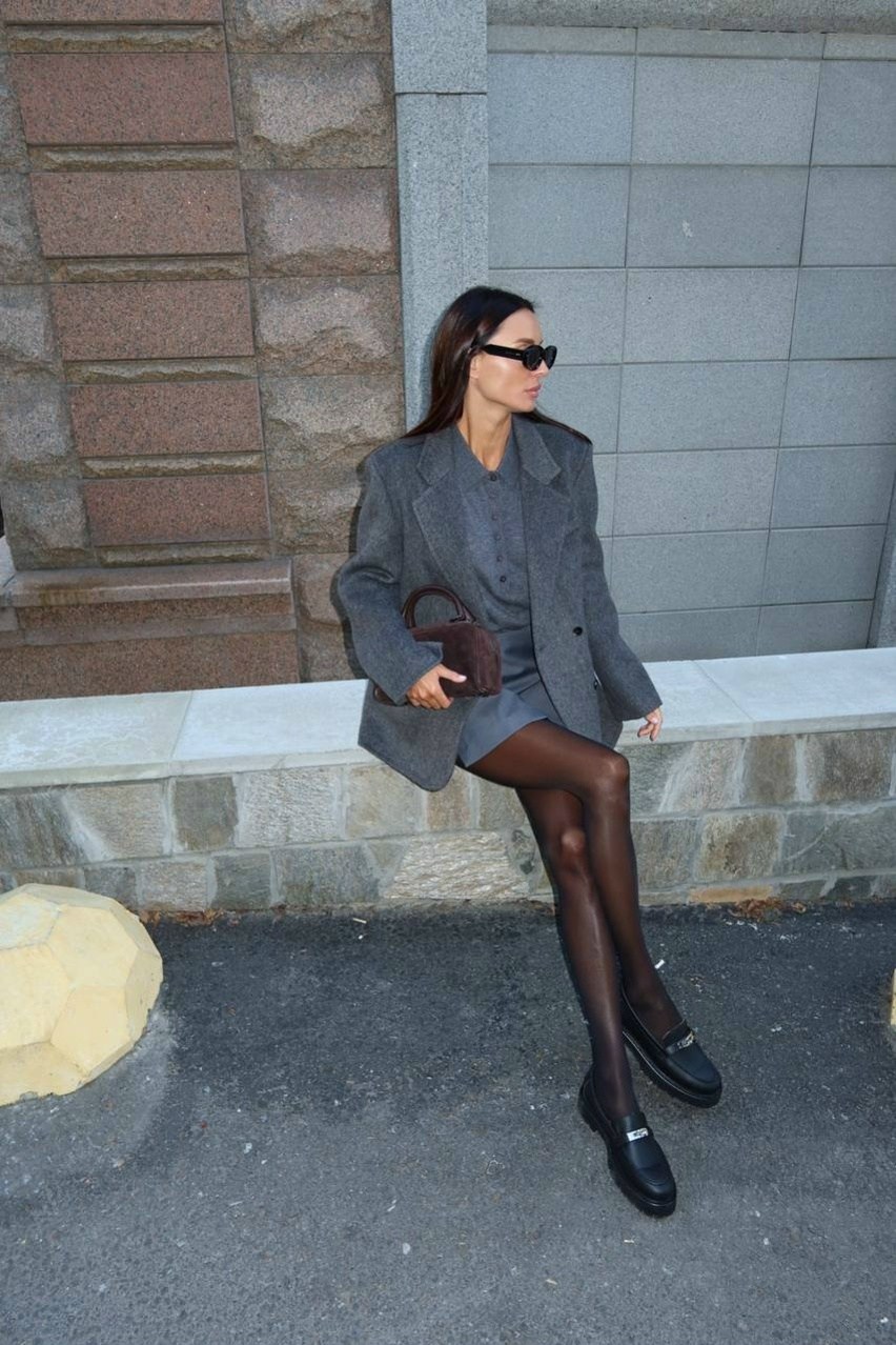 пальто-пиджак,пальто пиджак серое,стиль одежды