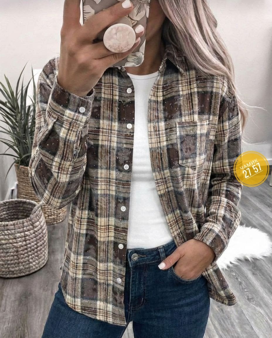 рубашка оверсайз варенка в клетку elimi,рубашка в клетку женская теплая,рубашка в клетку женская,рубашка в клетку женская теплая оверсайз без кармана,рубашка в клетку оверсайз женская