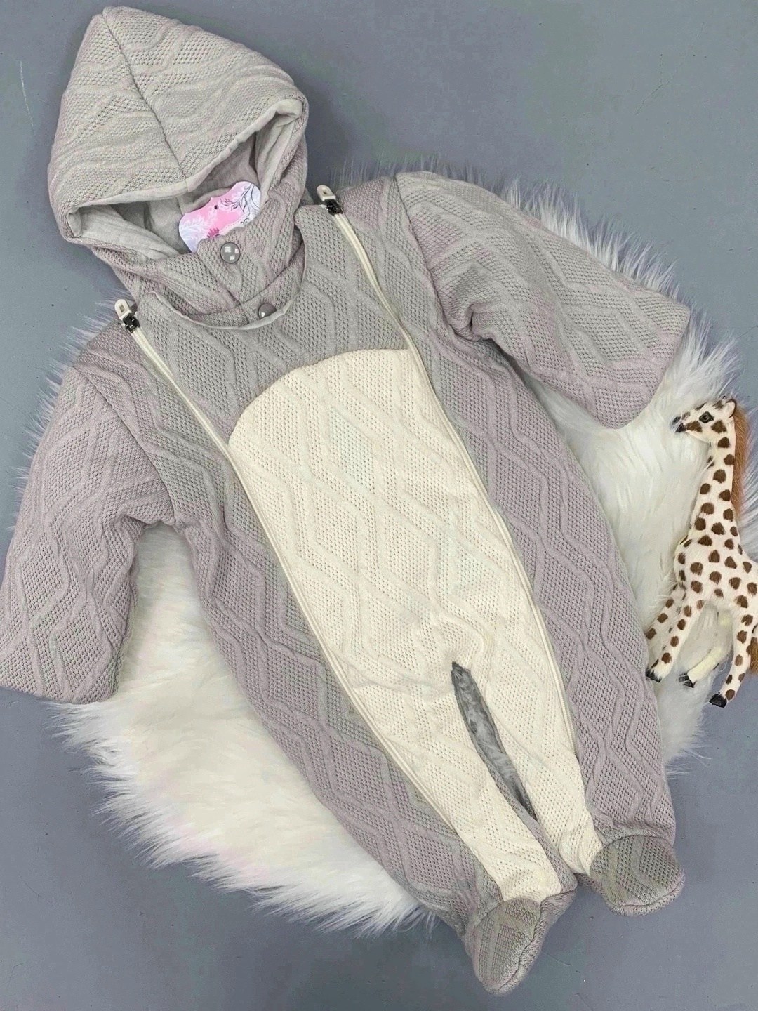 детский вязаный комбинезон,наследник выжанова комбинезон вязаный с мехом,детские комбинезоны,комбинезон вязаный,вязаный комбинезон для новорожденных