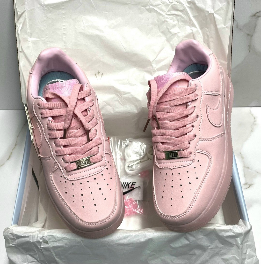 кроссовки air force 1 nocta nike,спортивная ,найк форсы розовые,nike air force 1 low pink,женские кроссовки