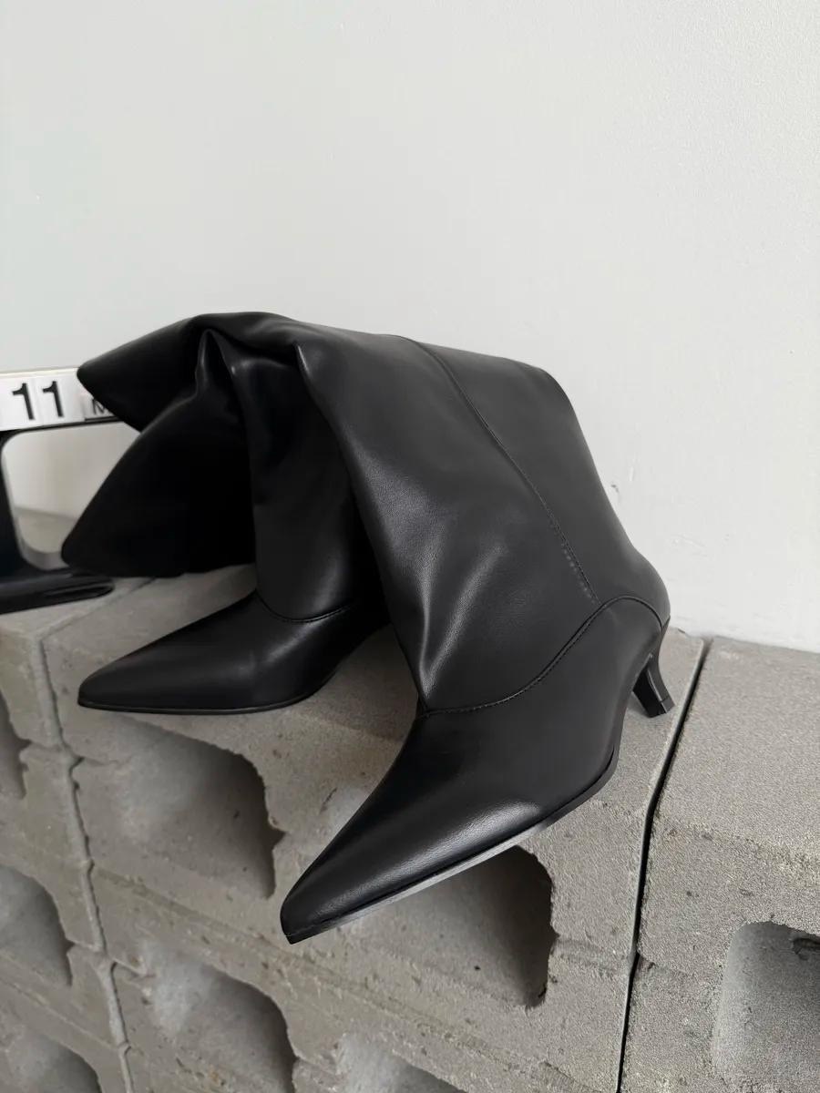 модные женские лакированные сапоги выше колена,женские массивные высокие сапоги с острым носком,женские лакированные кожаные ботфорты,женские сапоги,высокие сапоги