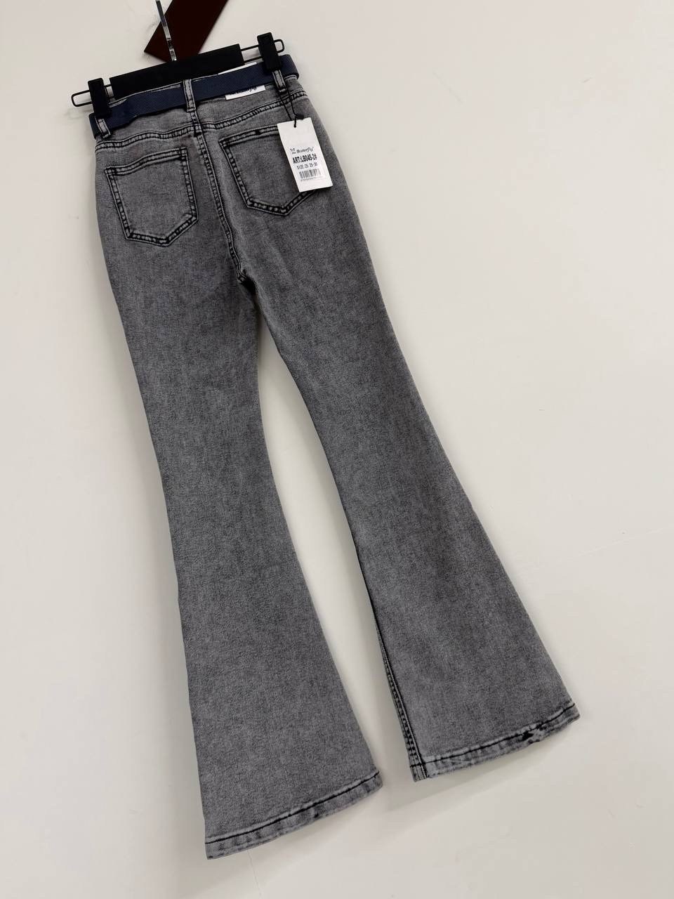 джинсы женские 7007 "однотонные-клеш № 1" серые,джинсы,женские джинсы,джинсы клёш серый,джинсы клеш женские