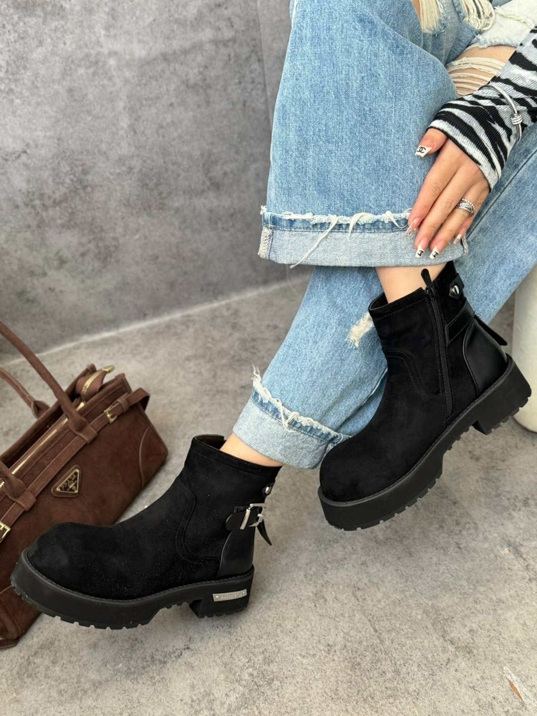 ,замшевые ботинки,ботинки зимние брендовые миу миу kanfort shoes 275422030,женские ботинки, женская