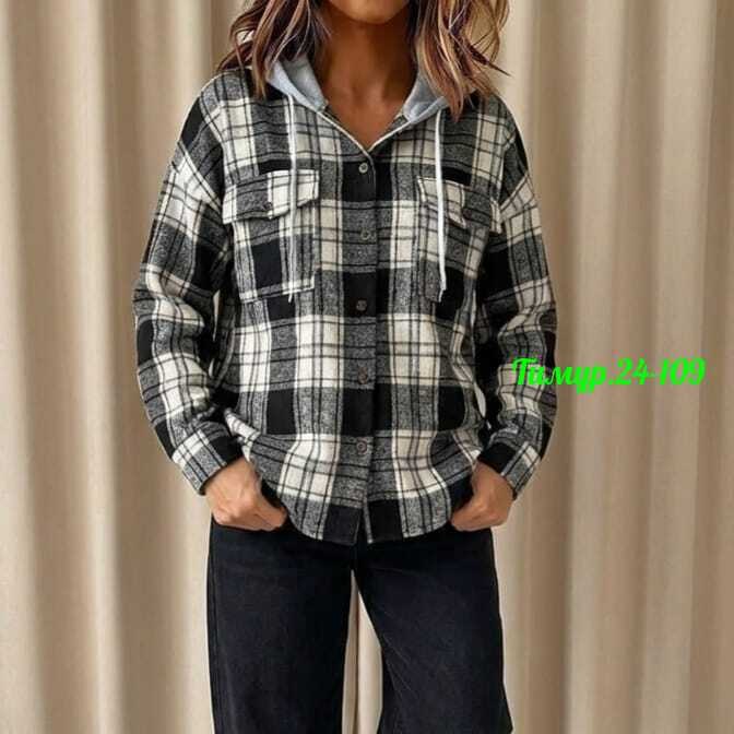 женская рубашка,рубашка с капюшоном,женская рубашка в клетку,рубашка с капюшоном в клетку,рубашка с капюшоном женская