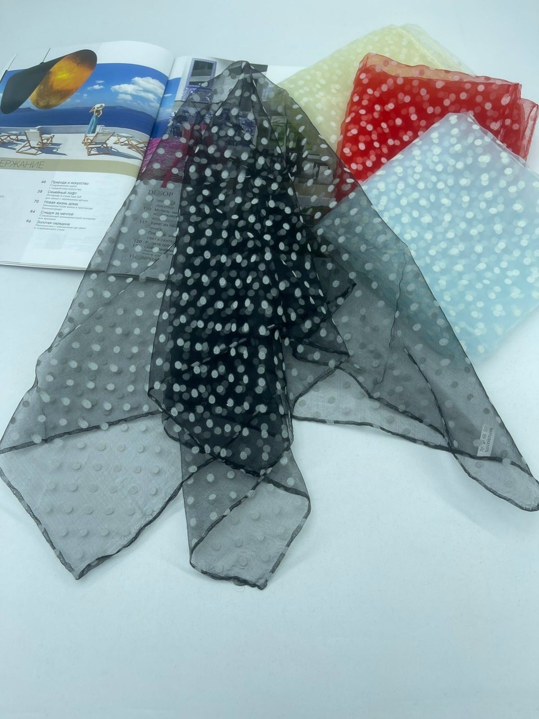 шифоновый платок,платки шарф,шарф в горошек,шарф женские,модные шарфы