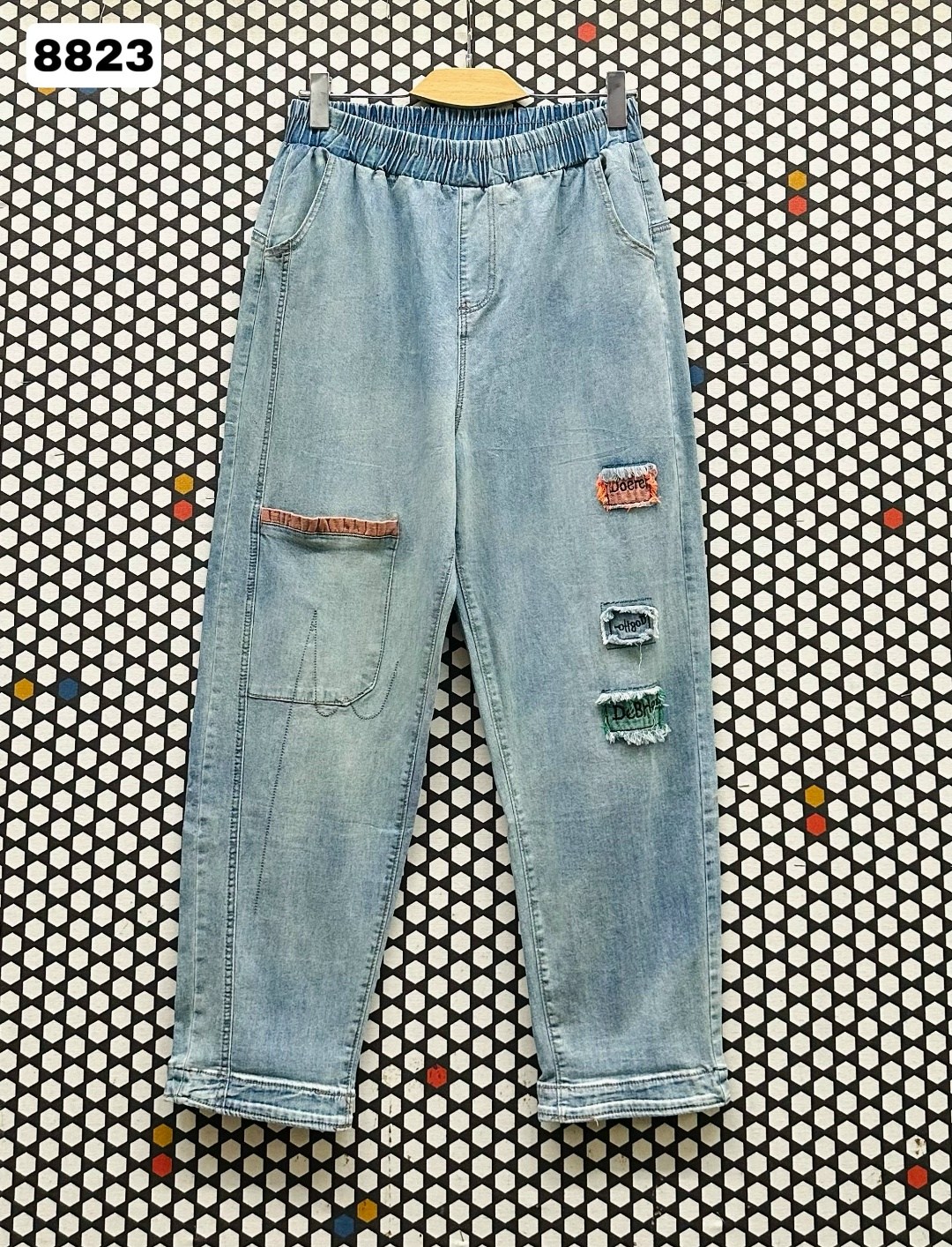 джинсовые брюки,модные джинсы,джинсы повседневные,джинсы широкие,джинсы в стиле пэчворк