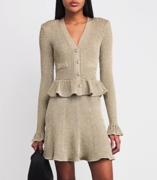 костюм трикотажный женский с юбкой,трикотажное платье,вязаный костюм с юбкой,модели кардиган,платье с оборками