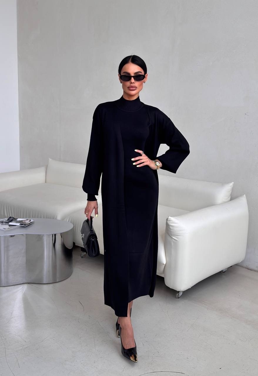 платье прямое,стильное платье,платье женская,трикотажное платье миди теплое оверсайз artwear brand,платье оверсайз