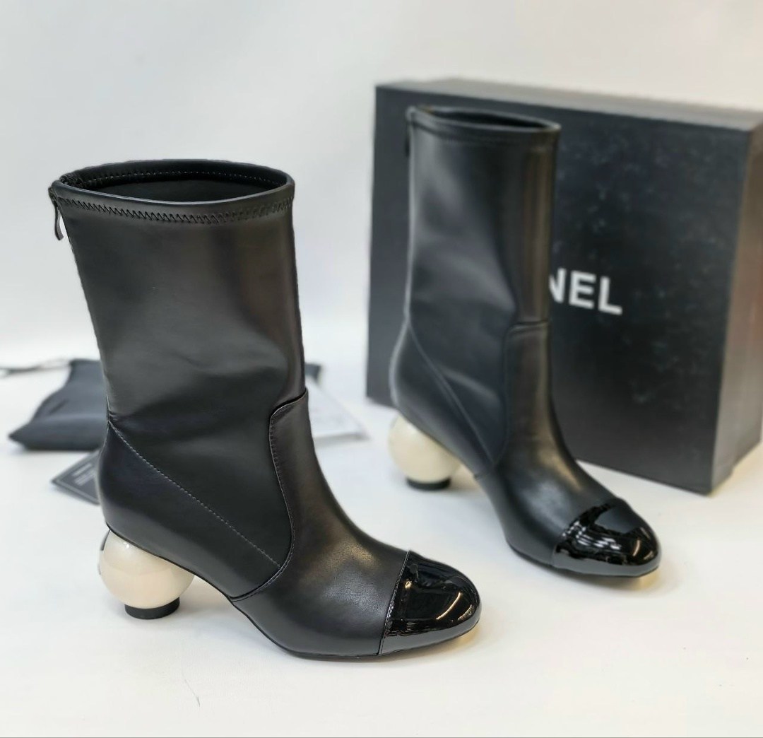 ,сапоги шанель,сапоги chanel,женские сапоги,женские кожаные сапоги