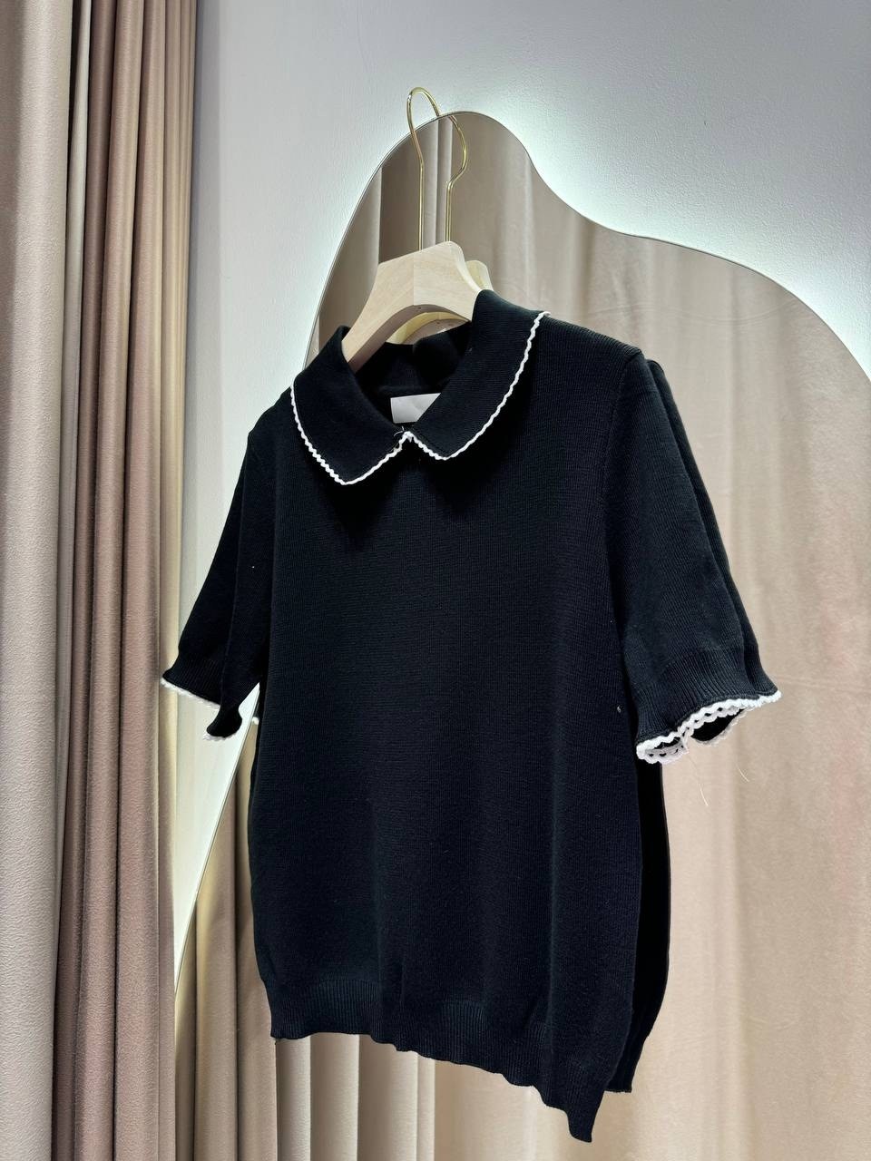 воротник съемный летний po pogode 24873940,костюм трикотажный,платье с воротником,женское платье с воротником