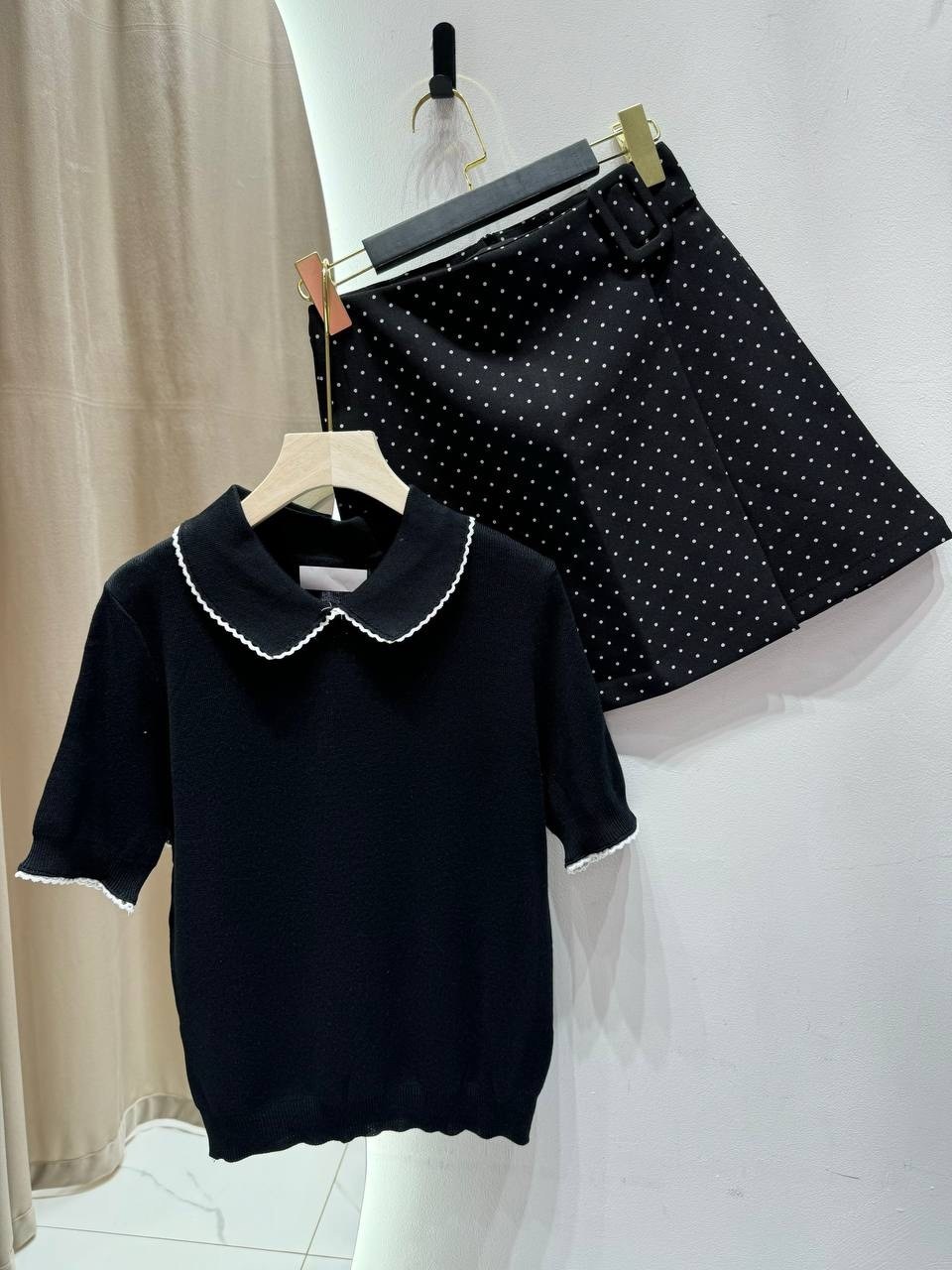 воротник съемный летний po pogode 24873940,костюм трикотажный,платье с воротником,женское платье с воротником