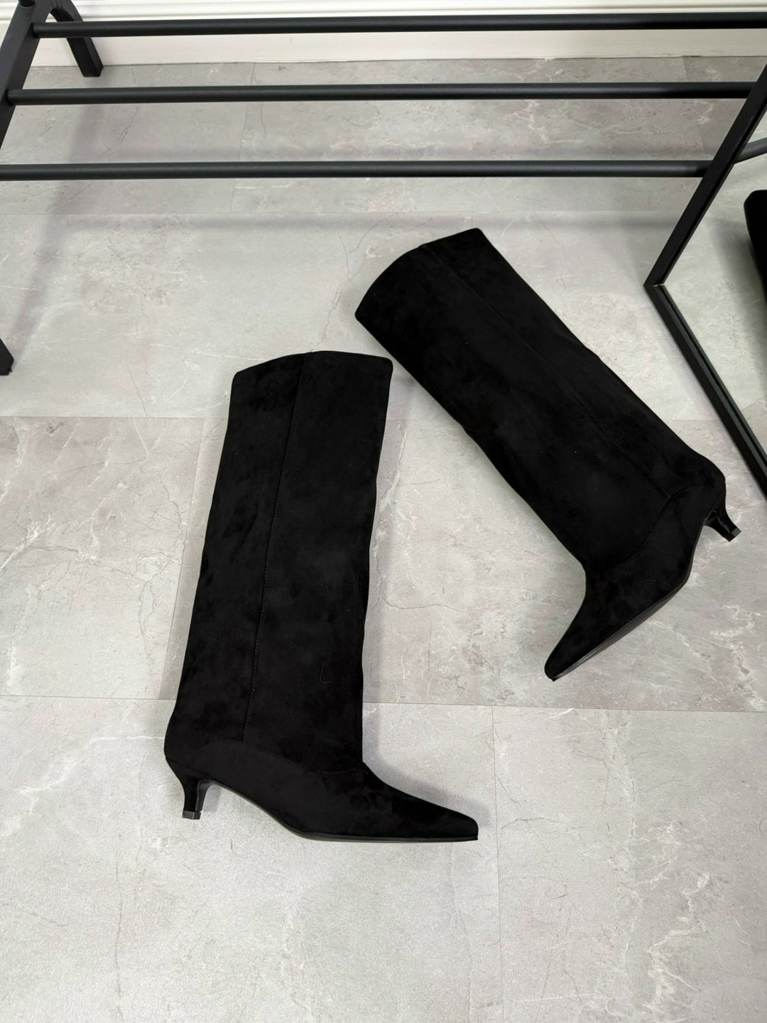 сапоги с отворотом на шпильке el monti,сапоги маскотт замшевые на каблуке,сапоги,элегантные сапоги,замшевые сапоги