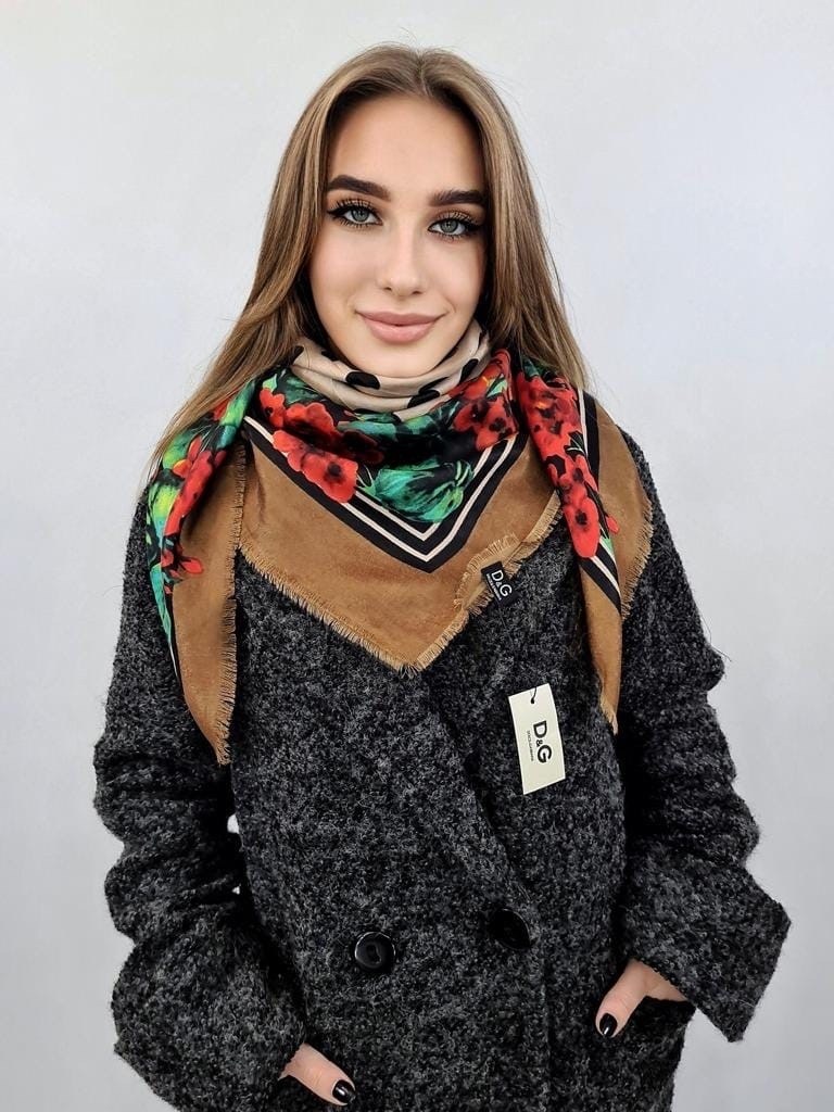 платок дольче габбана,шарф дольче габбана,принт дольче габбана,шарфы и платки,шарф женские