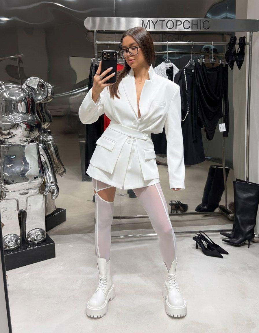 платье пиджак,стильные наряды,стильная одежда,платье пиджак модный