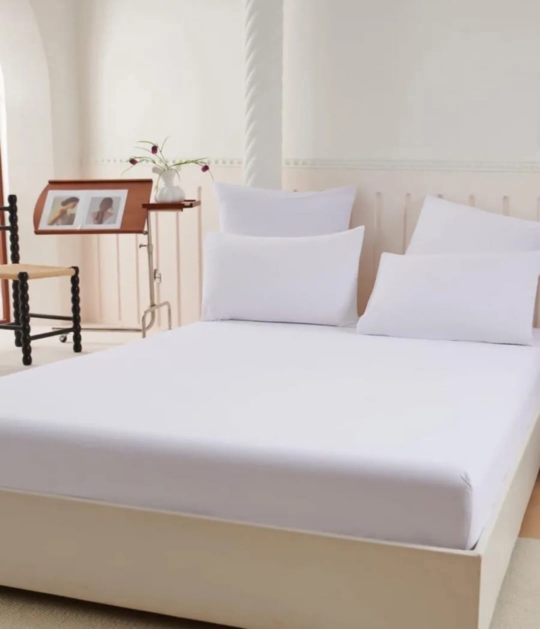 комплект постельного белья,сатин для постельного белья,полутороспальный комплект постельного белья,комплект постельного белья mency,белое постельное белье