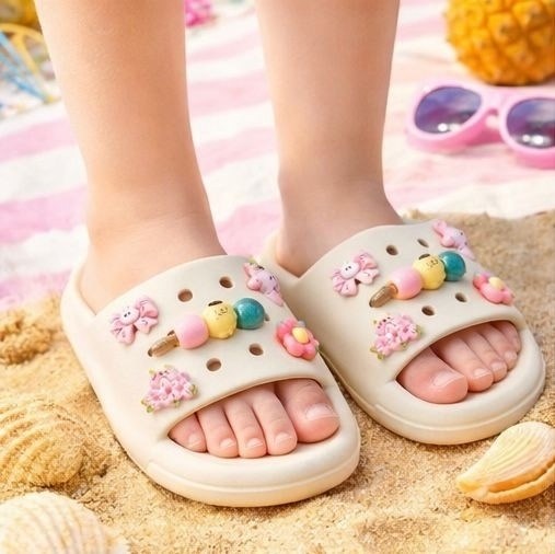 ,летние тапочки,тапочки милые,пляжная ,детские тапочки