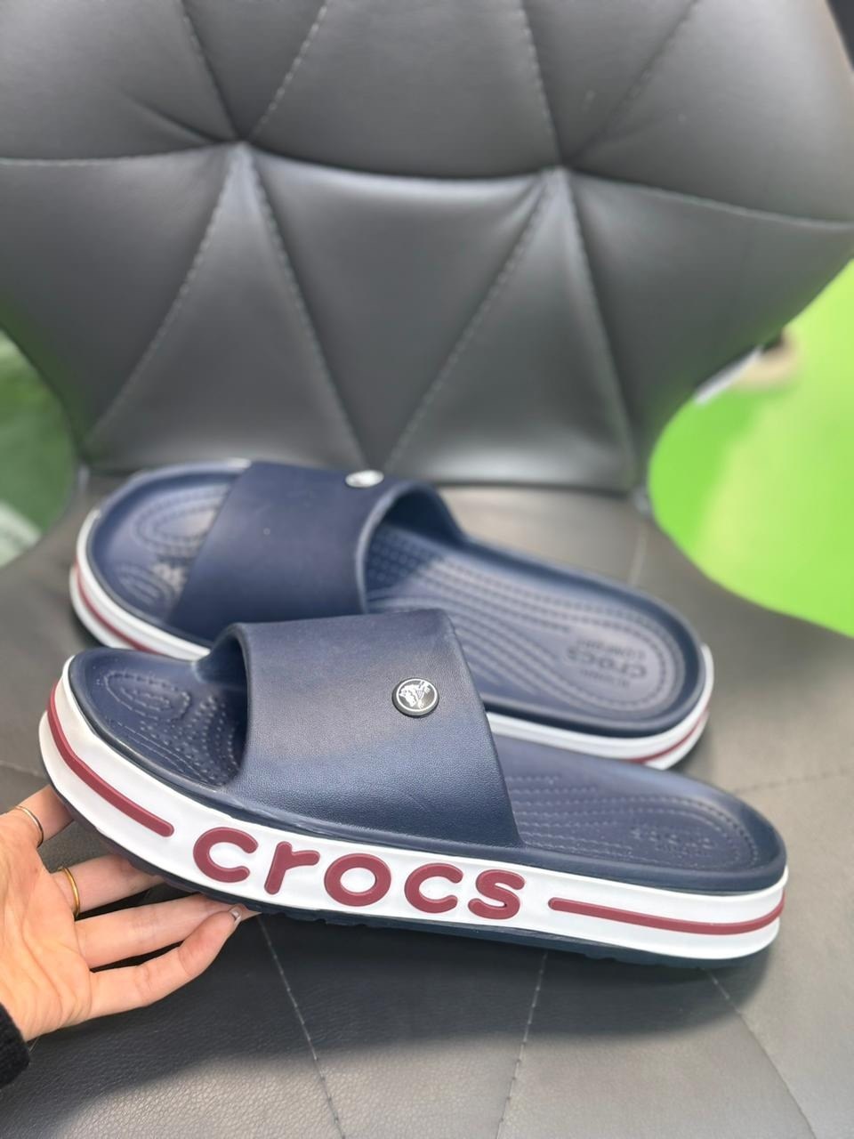 шлепанцы crocs,шлепанцы crocs bayaband,crocs crocband™ iii slide,,сабо летние тапочки crocs 310056585
