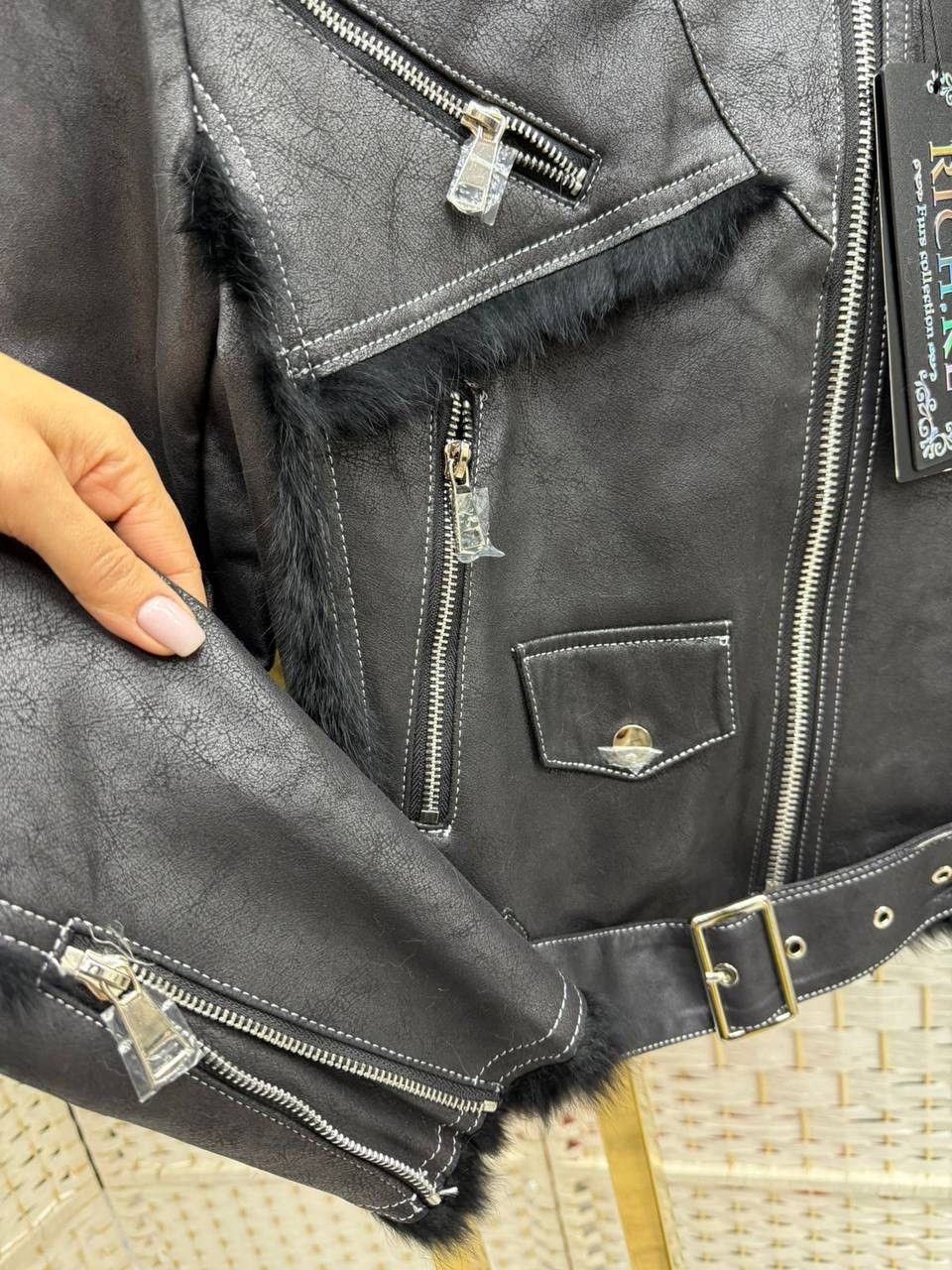 дубленка овчина мериновая авиатор,дубленка авиатор,дубленка из эко меха женская авиатор,дубленка авиатор женская,aftf basic дубленка черная авиатор