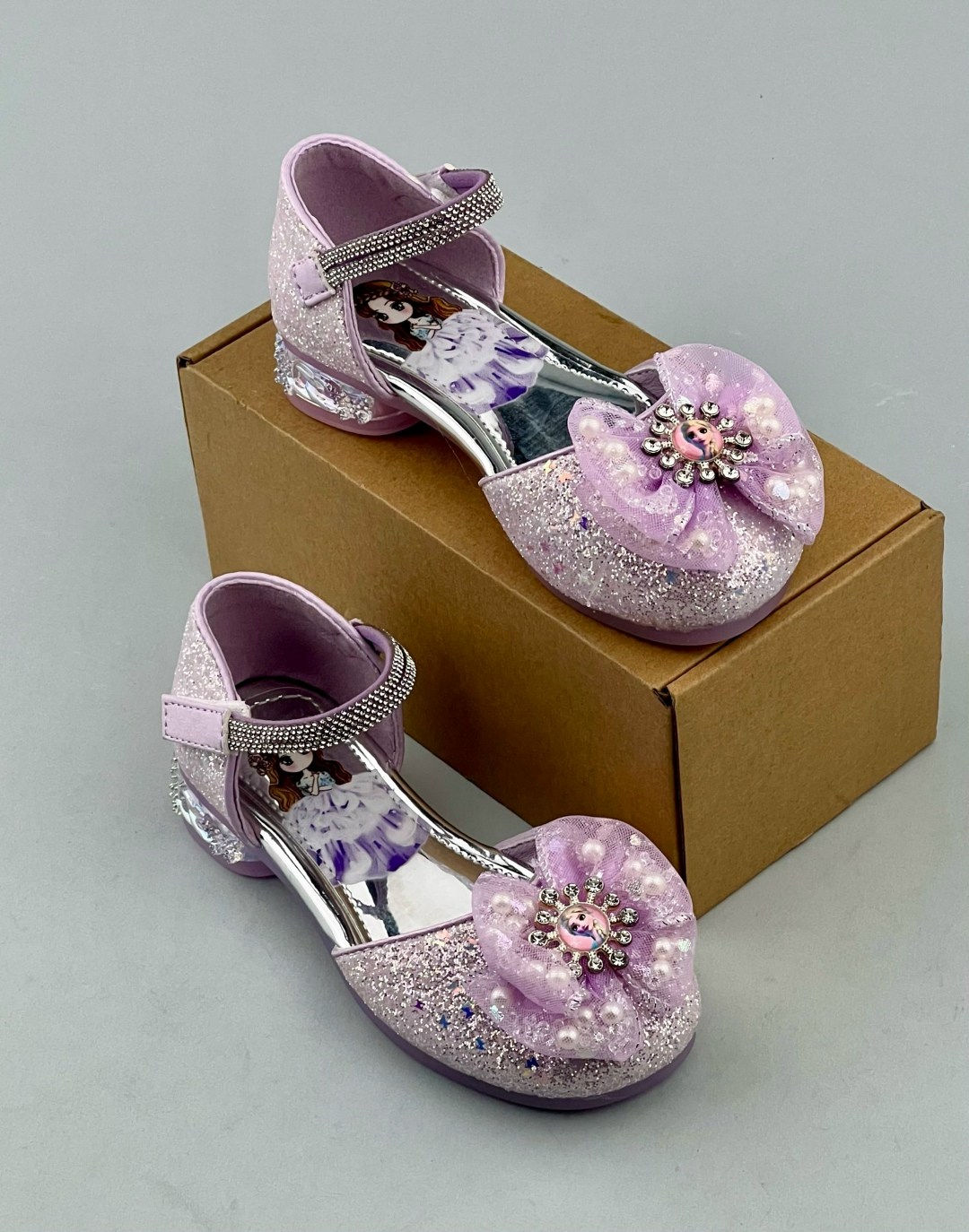детские туфли с кристаллами disney,,детские туфли для девочек,фиолетовые туфли детские,босоножки для девочек