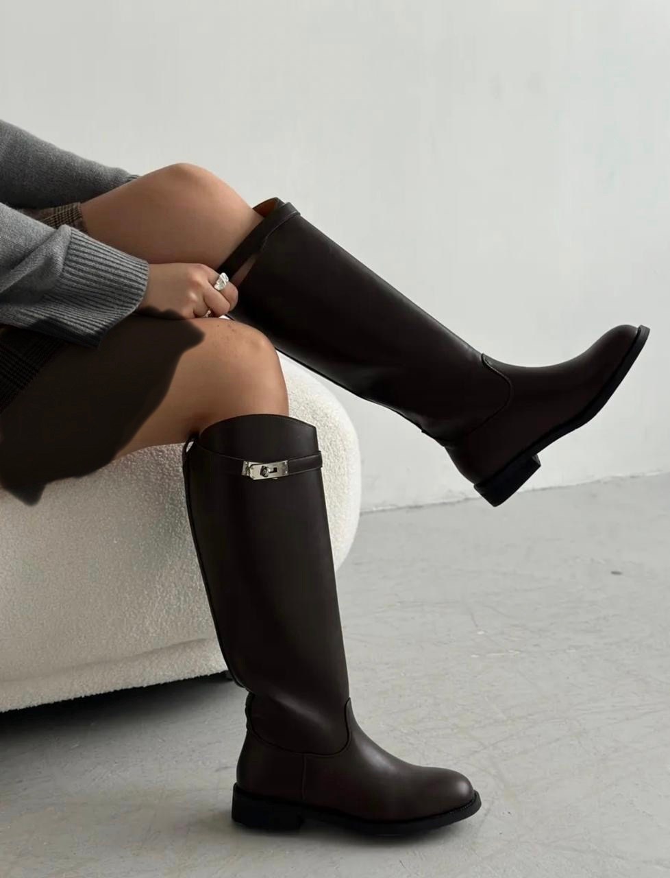 женские сапоги,сапоги hermes,сапоги трубы женские,сапоги трубы,милана сапоги женские