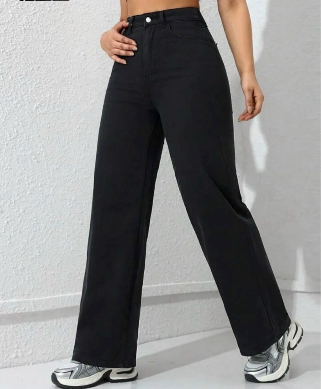 джинсы широкие,джинсы черные широкие,джинсы широкие палаццо,джинсы широкие женские,джинсы трубы женские с высокой посадкой