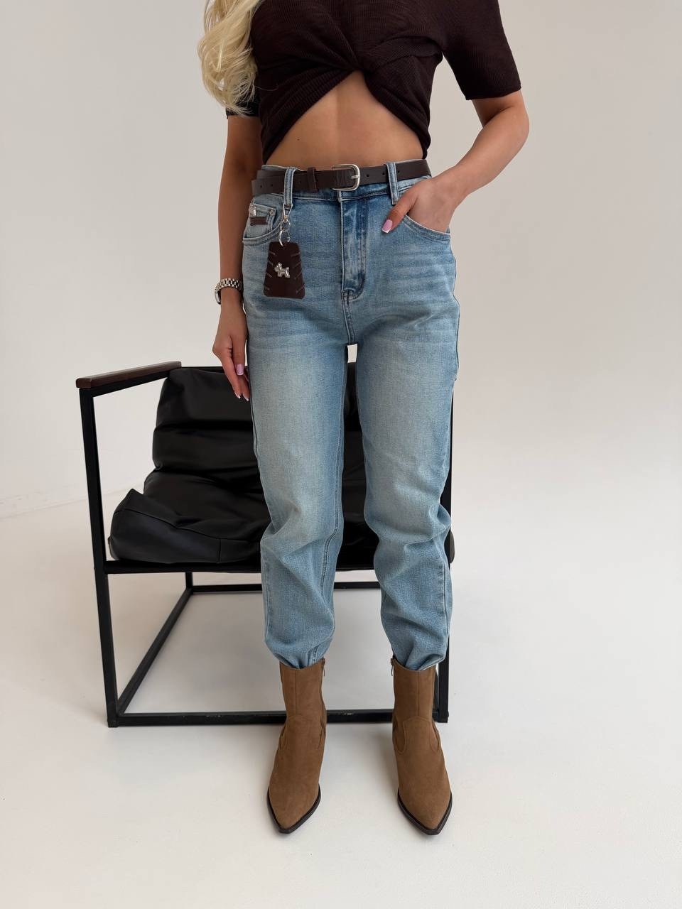 джинсы женские,джинсы мом,джинсы бананы женские,брюки джинсы,женские коричневые джинсы