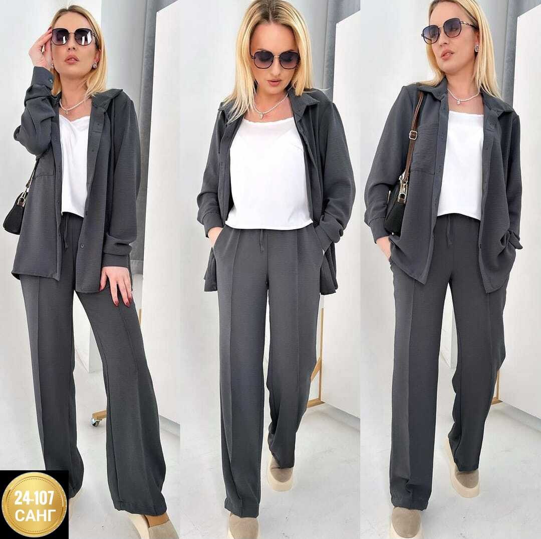 женский костюм двойка,костюм двойка,костюм с брюками,костюм брючный серый,женские костюмы