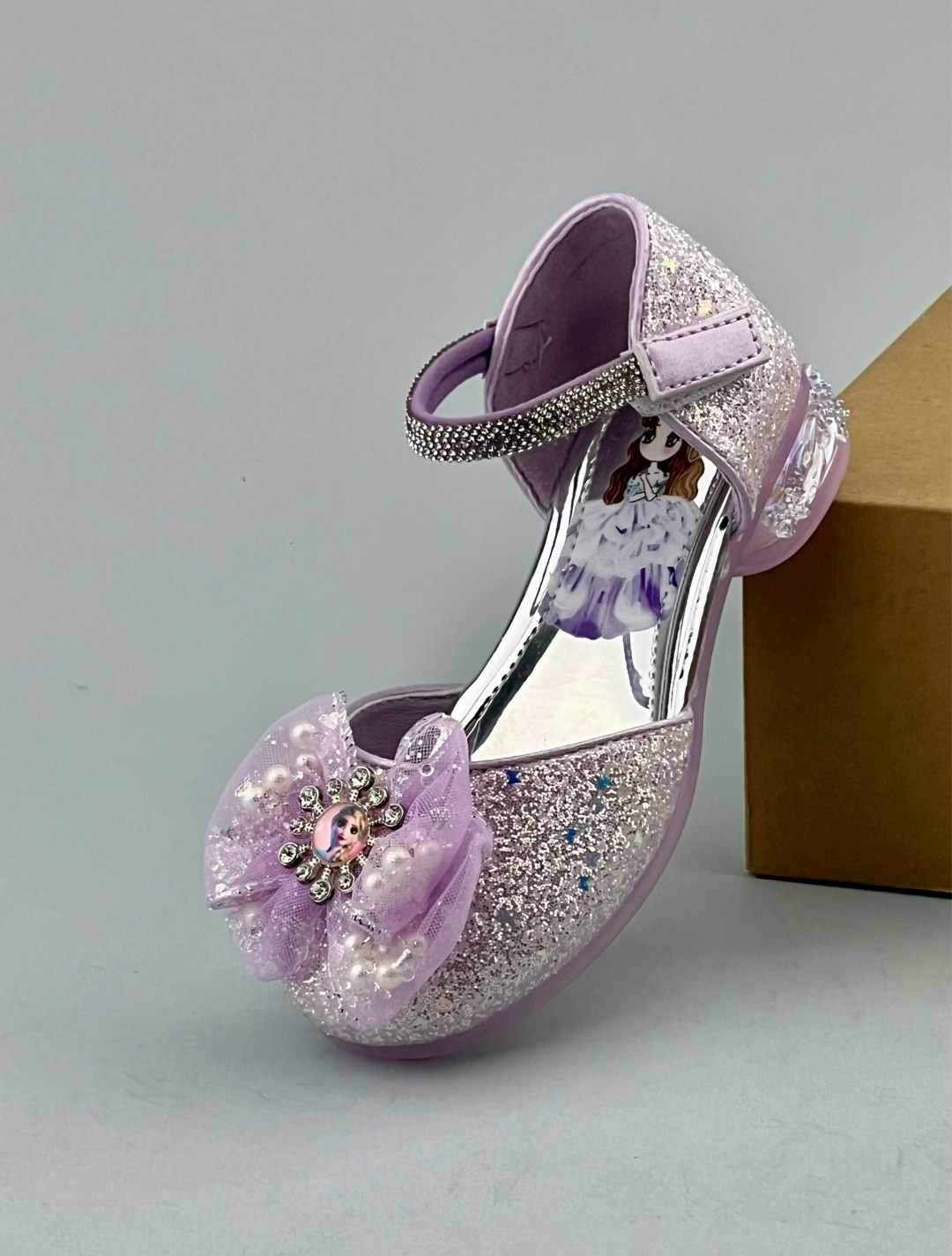 детские туфли с кристаллами disney,,детские туфли для девочек,фиолетовые туфли детские,босоножки для девочек