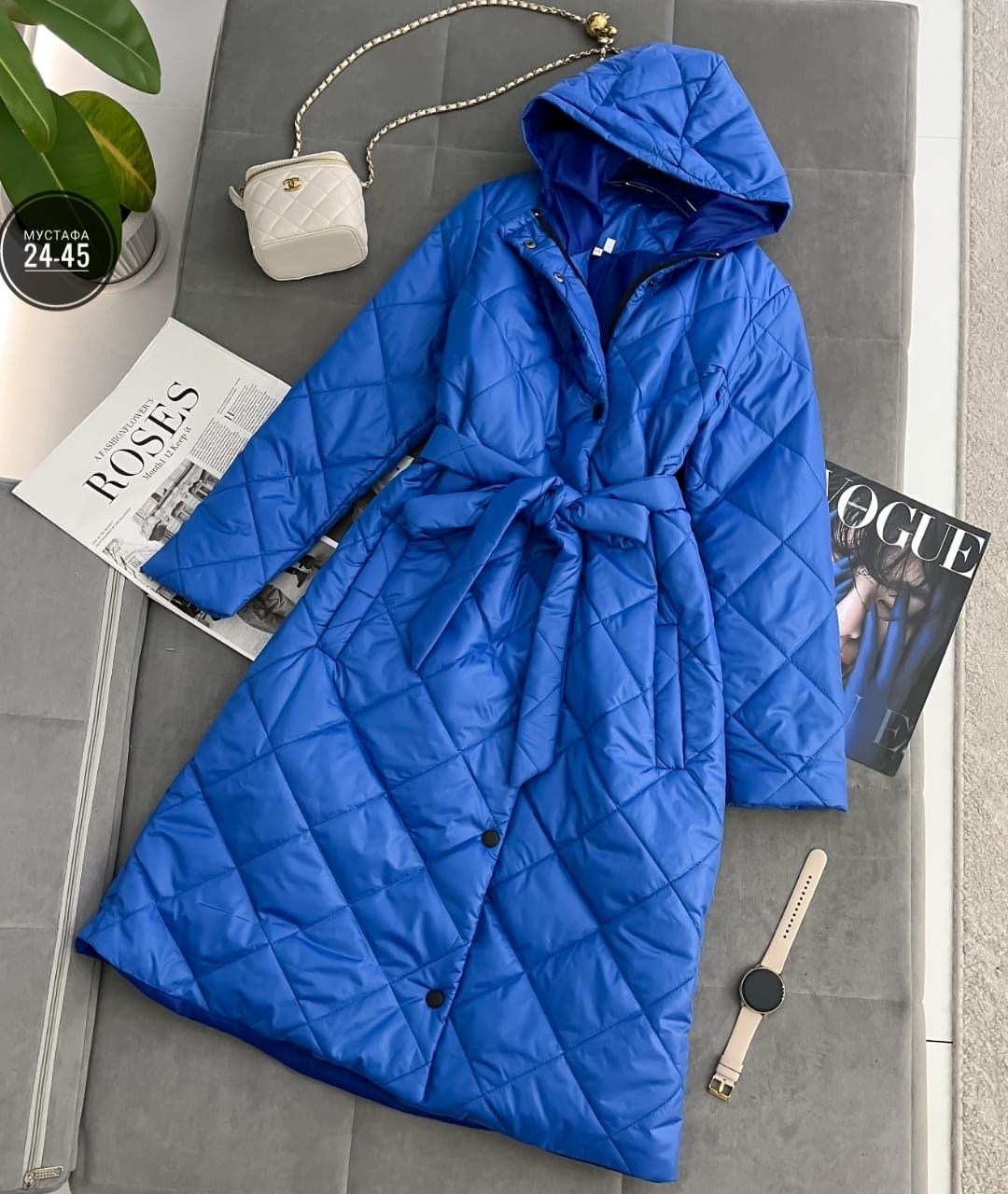 стеганое пальто с капюшоном,стеганое пальто женское,женская верхняя одежда куртка синтепон,женская куртка,верхняя одежда - удлиненная куртка арт. 11911436