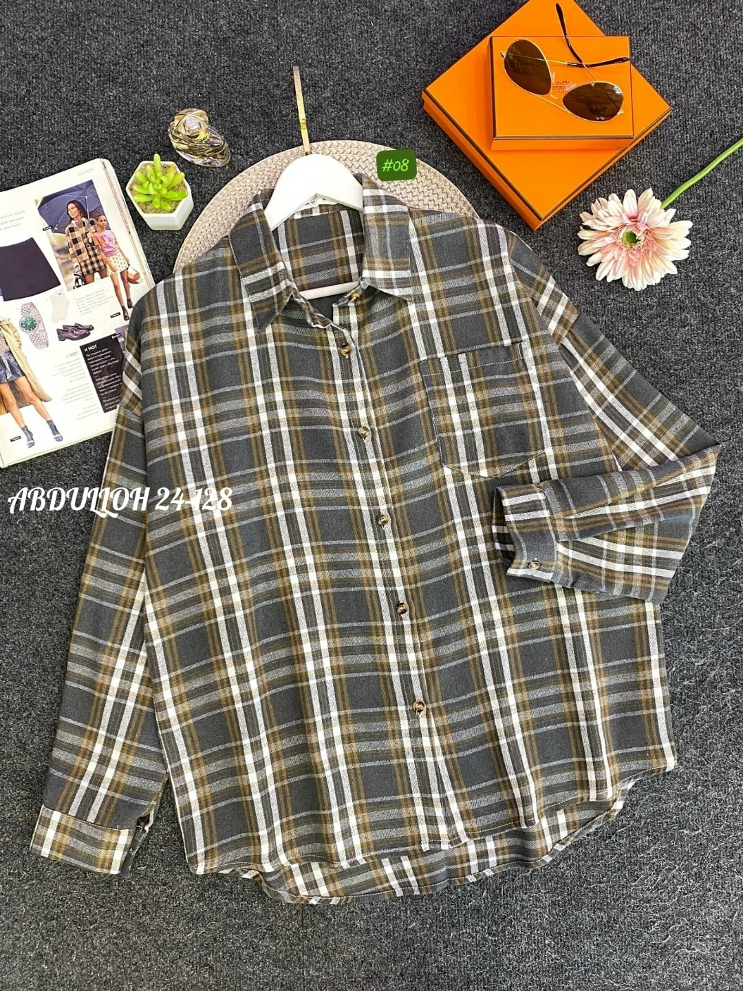 женская рубашка,рубашка в клетку,рубашка в клетку женская,клетчатая рубашка,рубашка женская оверсайз в клетку