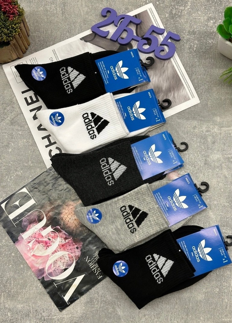 носки мужские adidas,носки мужские 10 пар,мужские носки,носки мужские адидас 10 пар набор,комплект носки мужские