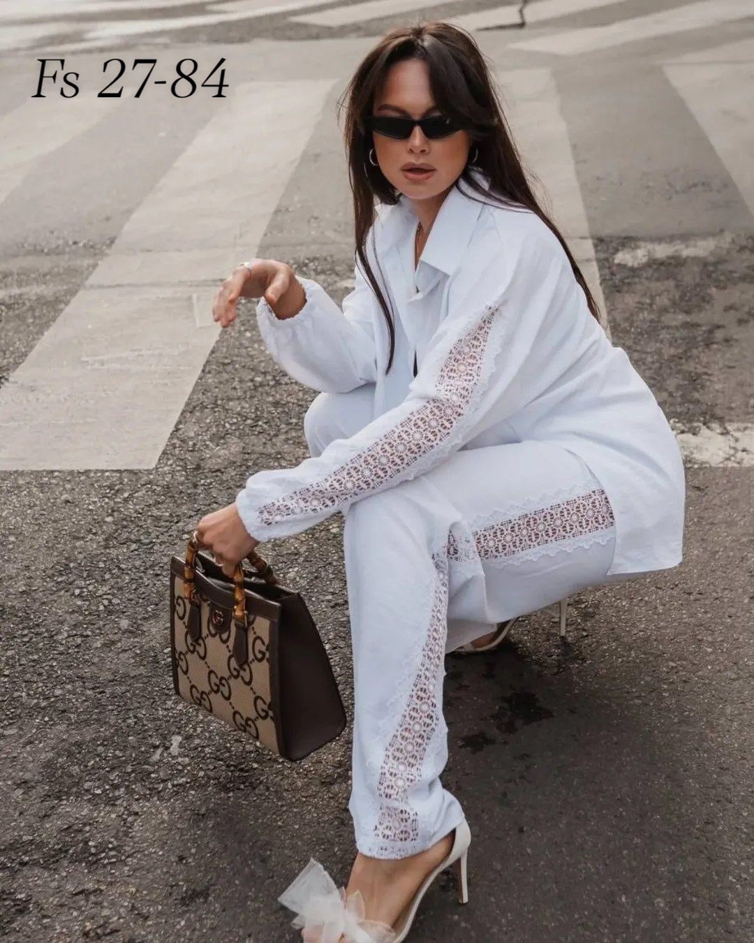 белый брючный костюм,брючный костюм женский,костюм женский,женский костюм с брюками палаццо,костюм с брюками