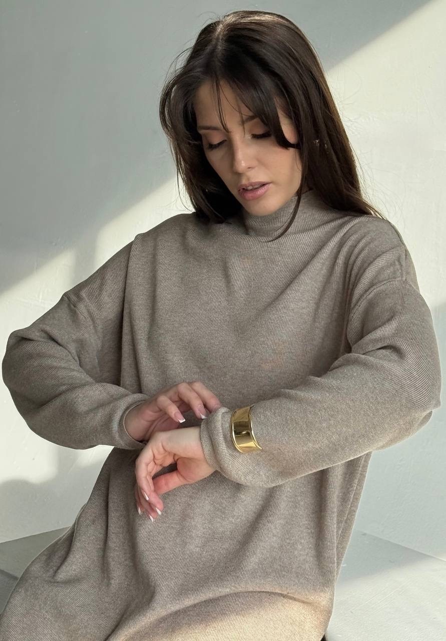 трикотажное платье,женские вязаные свитера,платье теплое свитер оверсайз,вязаные свитера,платье зимнее