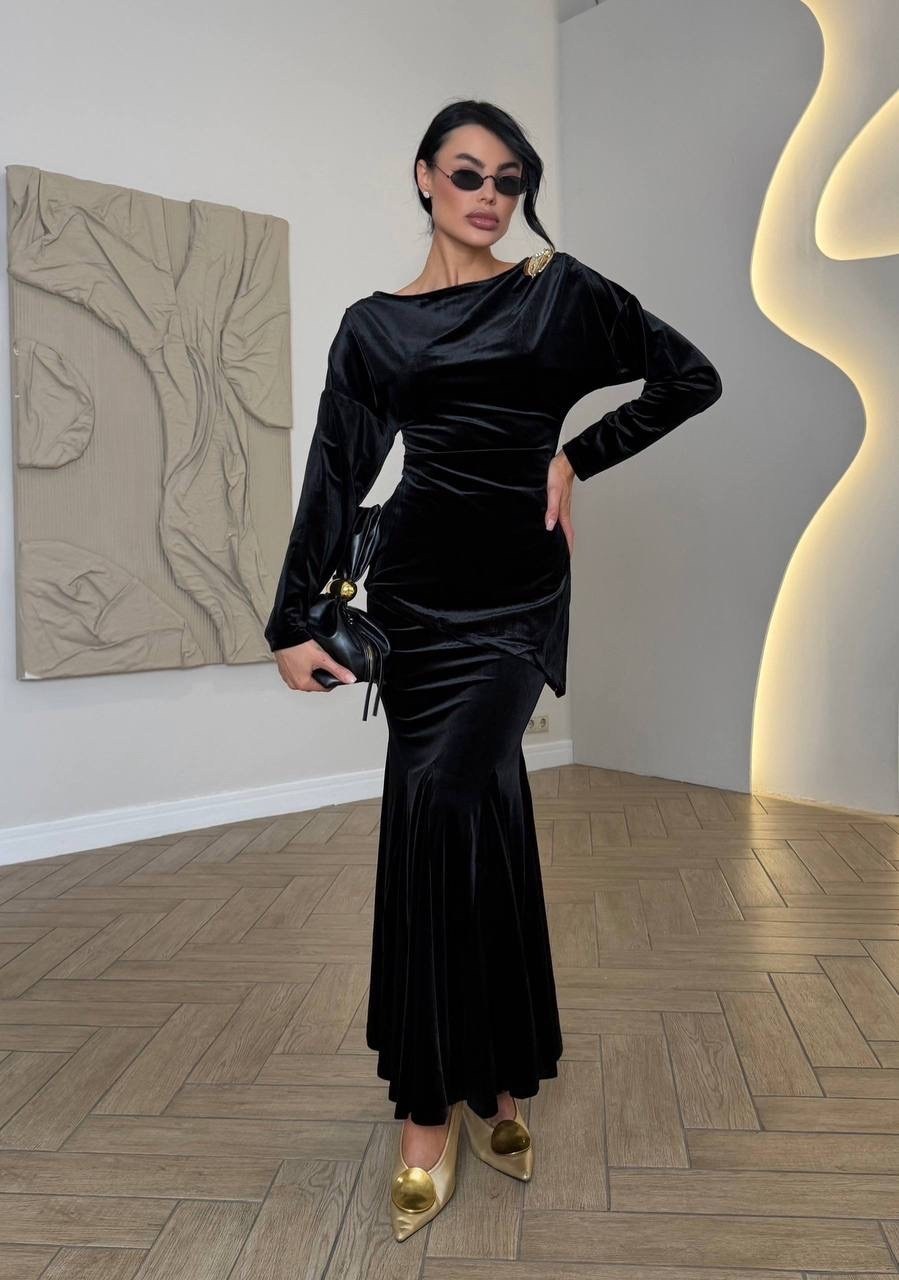 вечернее платье велюровое длинное,вечернее платье велюровое длинное цвет черный,платье вечернее велюровое,бархатные платья,велюровое платье